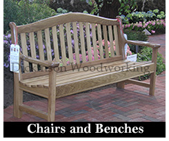 chairs benches